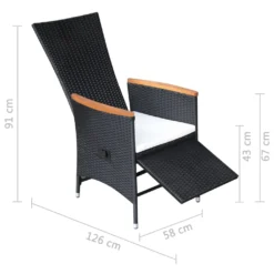 VidaXL Garten-Liegestühle 2 Stk. Mit Auflagen Poly Rattan Schwarz 17 VidaXL Garten-Liegestühle 2 Stk. Mit Auflagen Poly Rattan Schwarz -Angebote Moos Traum Store da9ce7bda01e0424f84af1e92cbb97ee