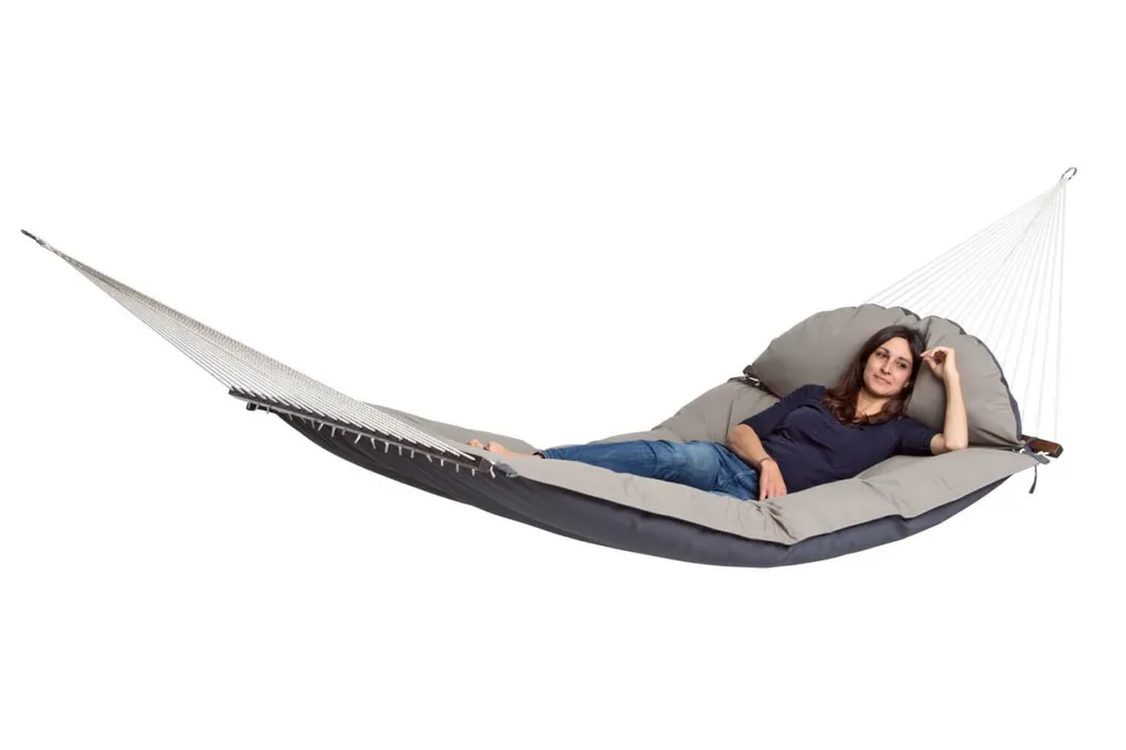 Hängematte Amazonas Fat Hammock XXL 187x146cm Taupe 5 Hängematte Amazonas Fat Hammock XXL 187x146cm Taupe – Bild 5