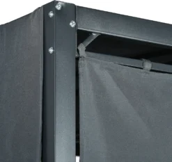 Outsunny Hollywoodschaukel Mit Pergola, Gartenschaukel Inkl. Kissen, Wetterbeständiges Schaukelbett, Für Garten, Balkon, 235 X 180 X 210 Cm, Dunkelgrau -Angebote Moos Traum Store e2bbe32e13c60b01373648af9843700f