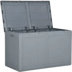 VidaXL Garten-Aufbewahrungsbox 180 L Grau PP Rattan 10 VidaXL Garten-Aufbewahrungsbox 180 L Grau PP Rattan -Angebote Moos Traum Store e58bfa665f73dd34cf39fba34249dc3b