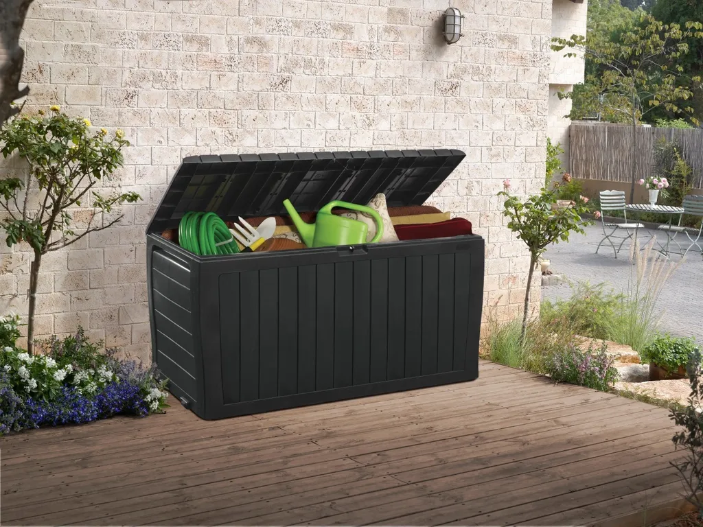 Deuba Auflagenbox Marvel Plus Keter 220kg Belastbar Rollen Griffe Smart Click System Truhe Gartenbox Kissenbox Garten 3 Deuba Auflagenbox Marvel Plus Keter 220kg Belastbar Rollen Griffe Smart Click System Truhe Gartenbox Kissenbox Garten – Bild 3