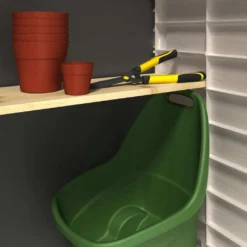 Keter Store It Out Max Mülltonnenbox Mit Gasdruckfeder, Wetterfest, Abschließbar, Beige, 1.200 L, 145,5 X 82 X 125cm -Angebote Moos Traum Store e847ac359f5d2baa9e987113a3934f19