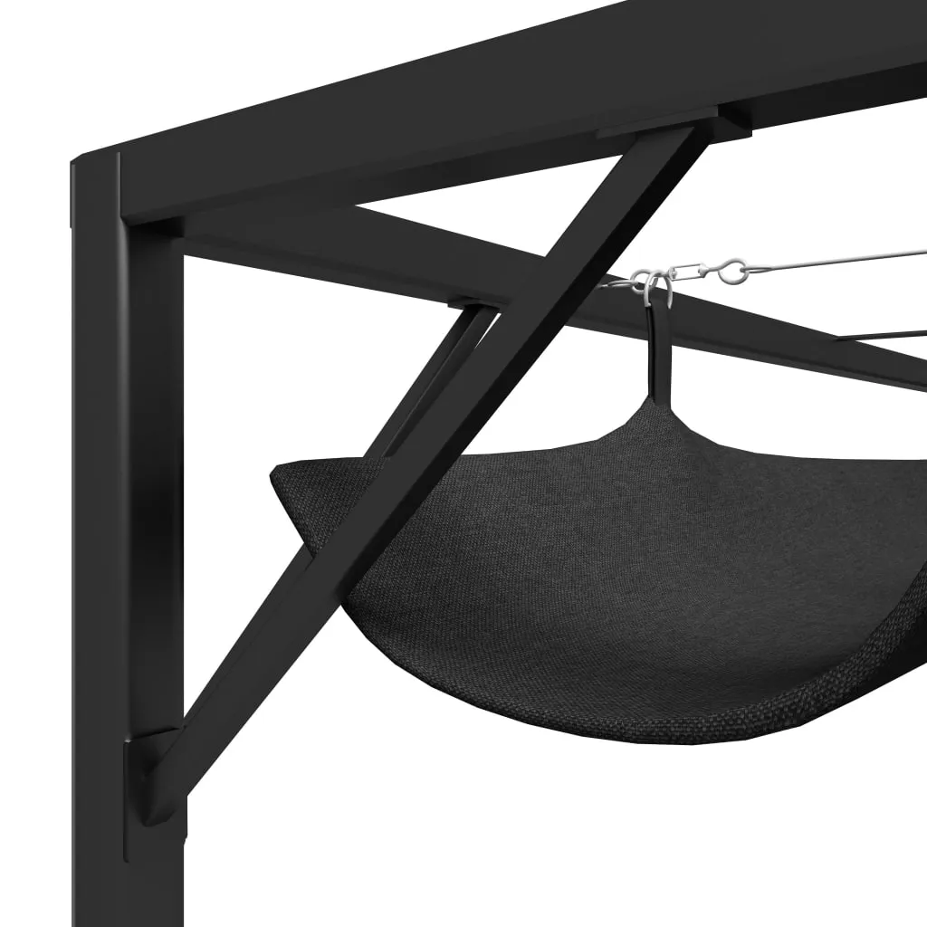 VidaXL Terrassenüberdachung Mit Ausziehbarem Dach 3x3 M Anthrazit 7 VidaXL Terrassenüberdachung Mit Ausziehbarem Dach 3x3 M Anthrazit – Bild 7