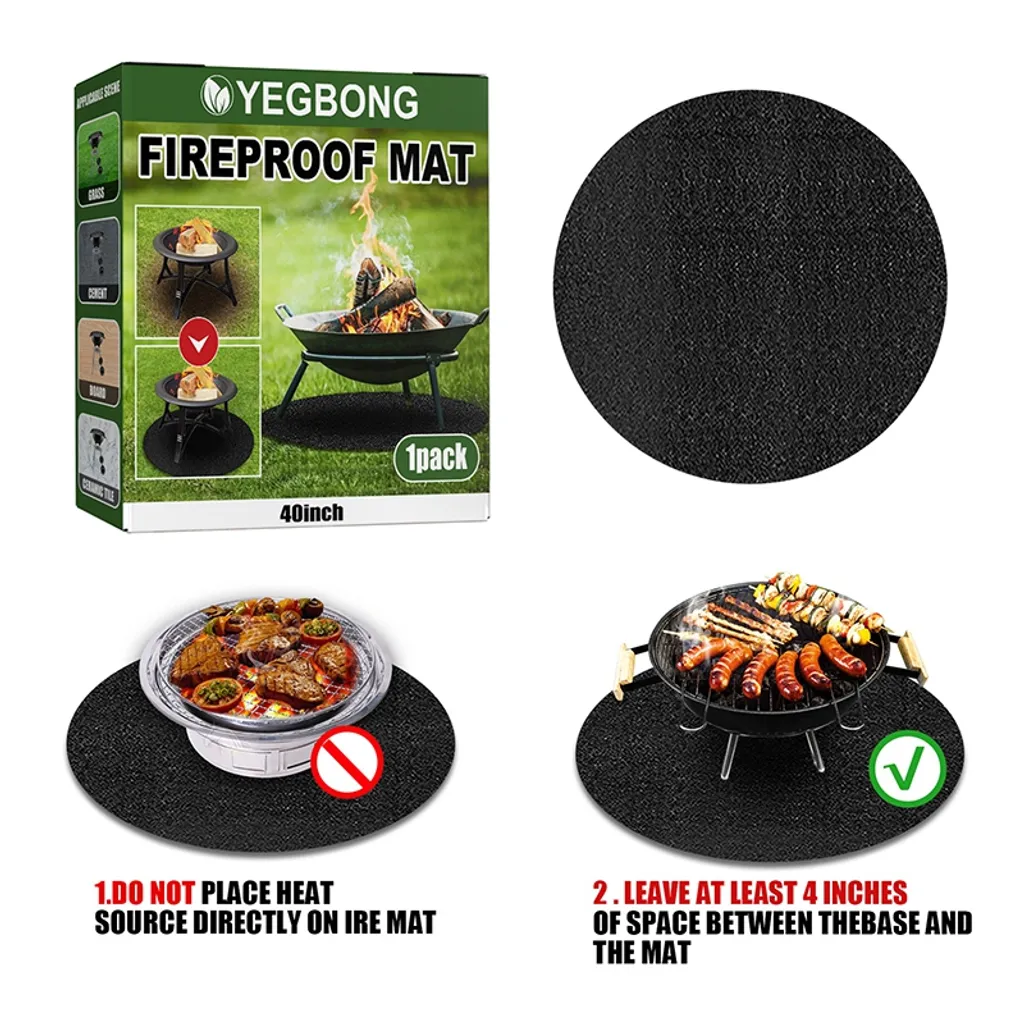 40 Zoll Feuerschalenmatte Grillmatten Feuerfeste Unterlage Verdickte ölbeständige Hitzebeständige Matte Runde Grillmatte Bodenschutz Für Bodenrasen Im Freien 1 40 Zoll Feuerschalenmatte Grillmatten Feuerfeste Unterlage Verdickte ölbeständige Hitzebeständige Matte Runde Grillmatte Bodenschutz Für Bodenrasen Im Freien