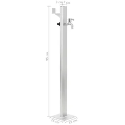 VidaXL Garten-Wassersäule Aluminium 95 Cm -Angebote Moos Traum Store ecb832c9955730354c077d8f58c3e209