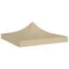 VidaXL Partyzelt-Dach 3x3 M Beige 270 G/m²