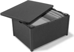 Allibert Arica Storebox Tisch Mit Kissenboxfunktion In Rattanoptik, Anthrazit -Angebote Moos Traum Store ef88774d63af1409661f9cad97262824