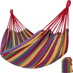 Tectake Hängematte Inkl. Tasche - Bunt