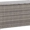 VidaXL Gartenbox Poly Rattan 100x50x50 Cm Grau