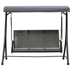 Outsunny 3-Sitzer Hollywoodschaukel, Gartenschaukel Mit Sonnendach, Schaukelbank Mit Ablage, Aluminium, Grau, 196 X 128 X 172 Cm 10 Outsunny 3-Sitzer Hollywoodschaukel, Gartenschaukel Mit Sonnendach, Schaukelbank Mit Ablage, Aluminium, Grau, 196 X 128 X 172 Cm -Angebote Moos Traum Store f13ac255ecaa581d24a6a0531195719d