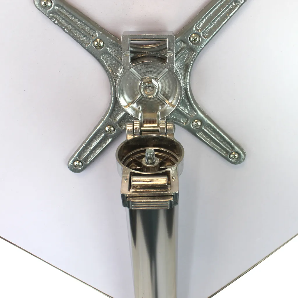 5tlg. Bistrogarnitur Bistrotisch 60x60cm + 4x Bistrostuhl Schwarz/Grau 3 5tlg. Bistrogarnitur Bistrotisch 60x60cm + 4x Bistrostuhl Schwarz/Grau – Bild 3