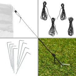 Tectake Faltbarer Garten Pavillon 3x3m Mit 4 Seitenteilen - Weiß -Angebote Moos Traum Store f2ca91c30eea9d3bc6770770924422f6