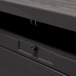 Auflagenbox/Gartenbox "Woody" H 58 X B 120 X T 46 Cm, Holz Optik, Farbe Dunkelbraun; GTS178509 -Angebote Moos Traum Store f3714176a14ca646fbf840199c3c13ee