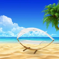 Clanmacy Hängematten Mit Gestell Holz+Dach Hänggematte Hänggemattengestell Hammock Bis 200kg Outdoor 2 Personen -Angebote Moos Traum Store f52735e753dc8f0ff27457ce928a3892