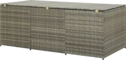 VidaXL Gartenbox Poly Rattan 180x90x75 Cm Grau -Angebote Moos Traum Store f5a3f84f3c9b4ef78c7dad66bc7cc59f