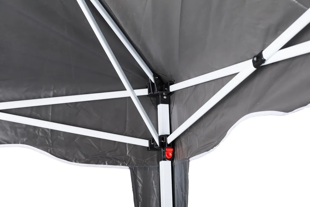 CHILLROI® Faltpavillon 3 M X 3 M Grau Partyzelt Gartenzelt Eventzelt 5 CHILLROI® Faltpavillon 3 M X 3 M Grau Partyzelt Gartenzelt Eventzelt – Bild 5
