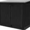 Keter Universalbox Store It Out MIDI Woodland, Ca. H 110 X B 132 X T 74 Cm, Farbe: Schwarz