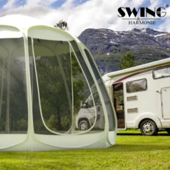 Pavillon Garten PopUp Pavilon Zelt Partyzelt Gartenzelt Iglu Event Pavillion Moskitonetz Sonnenschutz - 10FT - 300cm Anthrazit -Angebote Moos Traum Store f7a7fbf4c250e6f4b6ecc8755e251296