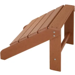 Tectake 2er Set Gartenstuhl Mit Fußablage Im Adirondack-Design - Braun -Angebote Moos Traum Store f7ea925d26d31d449d90cc5879fcd49e