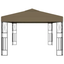 VidaXL Pavillon 3x4 M Taupe Stoff -Angebote Moos Traum Store faea320ca2034b92c8b5a957884f0556