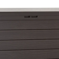 Deuba Auflagenbox Holzoptik 120x46x57cm Kissenbox Gartenbox Garten Truhe Braun, Farbe:braun -Angebote Moos Traum Store fc32cad726a97f7e4591fa9626e78157