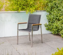 5-teiliges Gartenmöbel-Set Sydney 3, Edelstahl, Textilene Grau 9 5-teiliges Gartenmöbel-Set Sydney 3, Edelstahl, Textilene Grau -Angebote Moos Traum Store fc69cd52535432ace1bd453e6f1c7c98