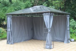 Grasekamp Hardtop Pavillon Limone 3x3,6m Inkl. Seitenteile - Doppelstegplatten Hohlkammer Polycarbonat -Angebote Moos Traum Store fc743cc0001afdea489a9deadabfd2dc