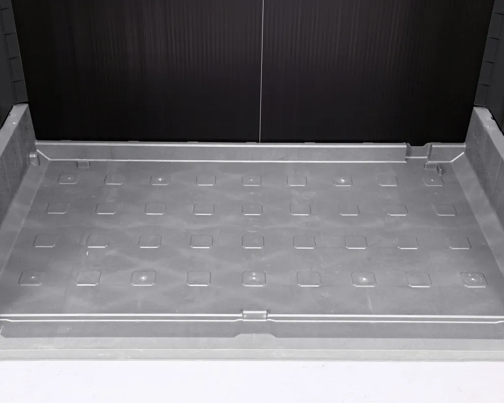 Keter Universalbox Store It Out MIDI Woodland, Ca. H 110 X B 132 X T 74 Cm, Farbe: Schwarz 19 Keter Universalbox Store It Out MIDI Woodland, Ca. H 110 X B 132 X T 74 Cm, Farbe: Schwarz – Bild 19