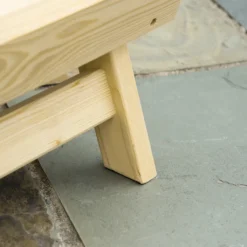 Outsunny Adirondack-Gartenstuhl Mit Fußstütze Klappbar Gartenliege Outdoor Gartenmöbel Kiefernholz Natur 78 X 140 X 94 Cm -Angebote Moos Traum Store fdcb81211cae0e9a56ba2001d626a22c