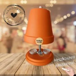 Teelichtofen Campingausrüstung Bausatz 23cm - Sicherer Betrieb - Farbige Anleitung