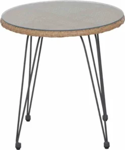 SIENA GARDEN Tiros Balkon-Set 3-teilig Matt Anthrazit / Natur L20201 -Angebote Moos Traum Store ffa7941405ee9f5344bcedc0c49ce60b